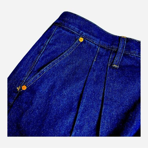 Madewell Baggy Straight Jeans Woodham Wash Pleated Edition Size 33 NWT - Picture 6 of 16